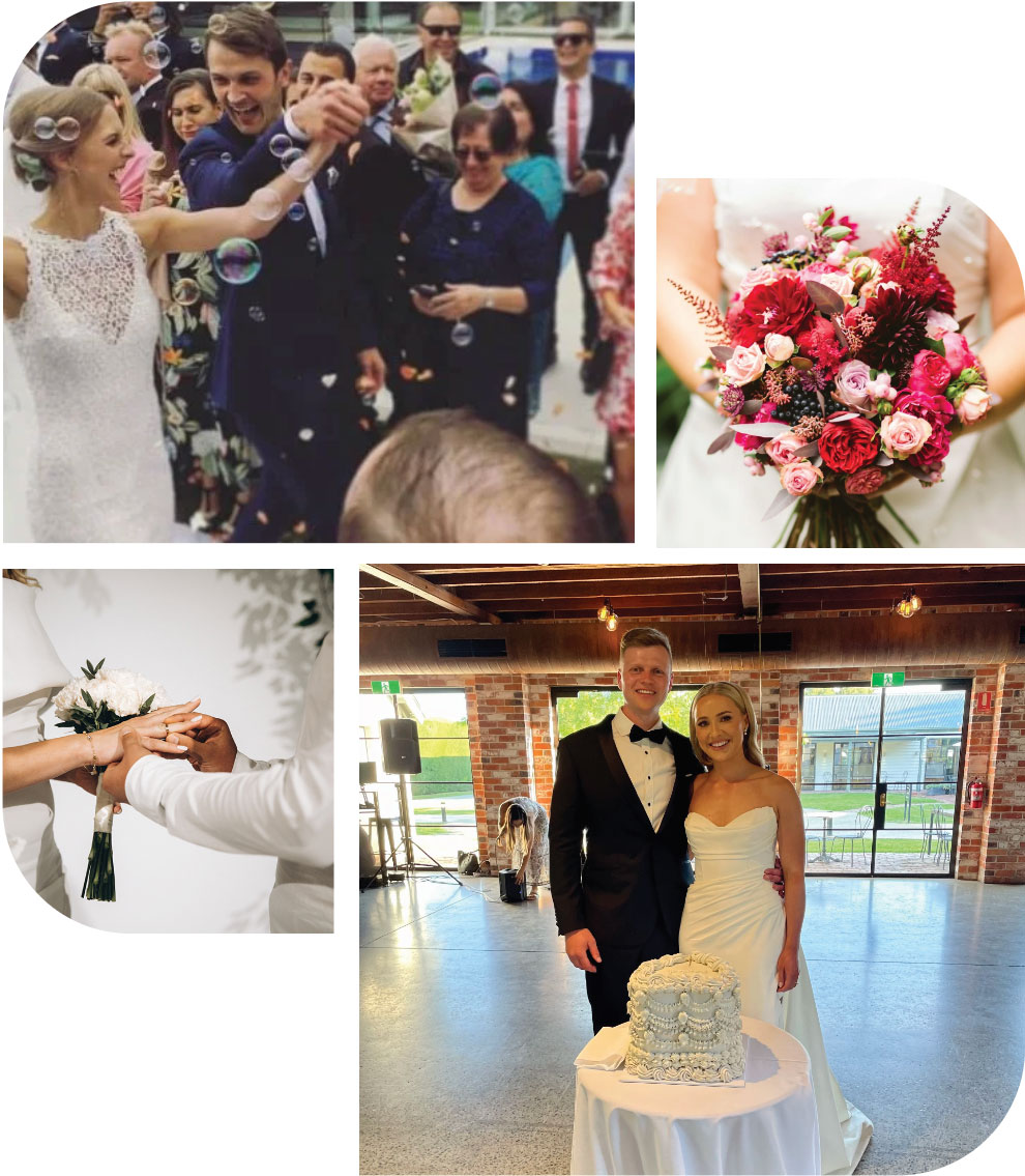 Special wedding day with celebrant Katie Taubert